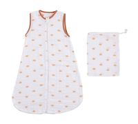 Gigoteuse lange bébé en coton bio - sunlight blanc 0/6M