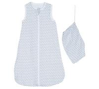 Gigoteuse lange en coton bio - hello blanc 0/6M