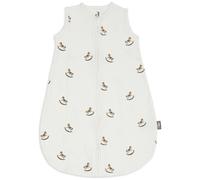 Gigoteuse légère en jersey blanc, marron, écru 0/3M