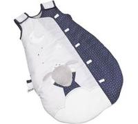 Sauthon – Gigoteuse d'été Merlin 0-4 mois coton blanc ouverture épaules fermeture éclair