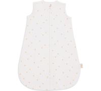 Gigoteuse légère en jersey blanc, corail 0/3M