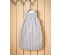 Gigoteuse légère percale de coton biologique tog 1 vichy vert 6/18M