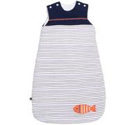 Gigoteuse bébé hiver en double gaze de coton marinière - baby sailor blanc/bleu 0/6M