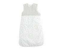 Gigoteuse ouatinée bébé en coton - promenons nous blanc/bleu 0/6M