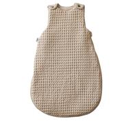 Gigoteuse ouatinée coton gaufré hiver 0-6 mois Latte