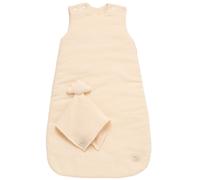 Sauthon – Gigoteuse bébé Hiver – double gaze de coton & doudou mouchoir – Beige 0-6 mois