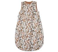 Gigoteuse ouatinée imp. feuillages / cassonade - Caramel Forest (6-18 mois)