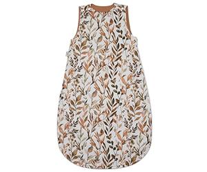 Gigoteuse ouatinée imp. feuillages / cassonade - Caramel Forest (6-18 mois)