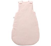 Gigoteuse ouatinée rayé vieux rose soft stripes (0-6 mois)
