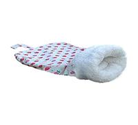 Gigoteuse pour chat | 360 degrés enveloppant le lit pour chat d'intérieur - Deux couches antigel en peluche chaude d'hiver pour chaton de moins de 7,5 kg