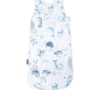 Gigoteuse pour nouveau-nés et enfants en bas âge - 100% coton - Tog 2,5 - Öko -Tex - Gigoteuse pour été et hiver - adaptable 60/75 cm 0/6- 6/12 - Verne