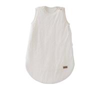 Gigoteuse Sans Manches En Coton Bio À Pois En Relief Seashells Écru 12/18M