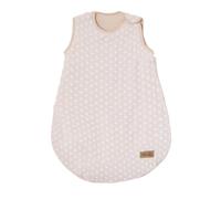 roba Turbulette Respirante 6-9 Mois Frosty Almond - Gigoteuse sans Manches - Coton Bio Certifié OEKO-TEX® et GOTS - Longueur 70 cm - Motif Pois en Relief - Beige
