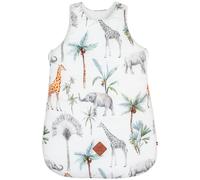 Gigoteuse sans manches tog 2 satin de coton safari safari, vert, gris, blanc 6/18M