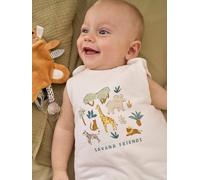 Gigoteuse SAVANA blanc imprimé 18/36M
