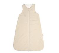 Gigoteuse TOG 2.5 Sans Manches en Bambou et Coton Bio - Turbulette Doux Enfants Bébé Hiver Automne Printemps avec Fermeture Éclair - Sac de Couchage Nouveau-Né Garçon Fille Léger (Beige, 0-6 Mois)