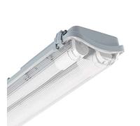 GIGRA LINE PL2150 Luminaire Plafonnier étanche pour 2 tubes LED de 150 cm IP65 éclairage parfait pour garage, sous-sol, bureaux