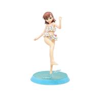 Gigsja 23 cm. Figurine Toaru Kagaku no Railgun Anime 4-Blätter Mikoto Misaka Beach Side Action Figur