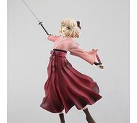Gigsja Anime Girl Figure 23CM Anime Fate Ate KOHA-ACE Saber Belle Fille Okita Souji Kimono Dress Ver PVC Action Figure Doll Collectible Model Adult Toys Ornement Deluxe Version Décoration