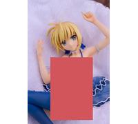Gigsja Anime Girl Figure Ecchi Waifu Figurine Anime Japonais Amovible Nero Claudius Fate/Stay Night Altria Saber Sleeping Beautiful Girl Action Figure PVC Personnage Modèle Adulte Jouet Statue