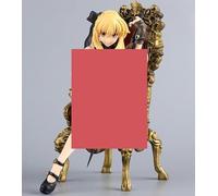 Gigsja Anime Girl Figure GigsjaEdition Ecchi Figure Amovible Anime Saber Alter Lingerie Modèle Jouets Fate Stay Night Saber Assise Trône Fille PVC Action Figure Statue Modèle Poupée Adulte Jouet