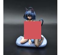 Gigsja Anime Girl Figure GigsjaEdition Ecchi Figure amovible Otaku AniGame MiHoYo Honkai MmiHoYo Seele Fererai Chat Oreille Pretty Girl Megumi PVC Action Figure Collection Model Toys Statue Ornement