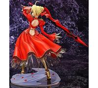 Gigsja Figurine Anime Girl 23 cm GigsjaEdition Anime Fate Stay Night Fate/Extra Ver. Red Saber Belle Fille PVC Personnage Modèle Ornement Adulte Jouet Ornement Collection Statue Cadeau d'anniversaire
