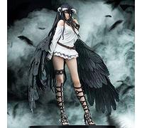 Gigsja Figurine Anime Girl 26 cm Anime Union Creative Overlord III Albedo Belle Fille en PVC Personnage Modèle Ornement Adulte Jouet Ornement Collection Figurine Action Figure Cadeau d'anniversaire