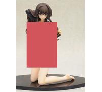 Gigsja Figurine d'anime Ecchi Waifu - Figurine d'anime japonais amovible Takamura Yui Juguetes Alternative Total Eclipse agenouillée en PVC - Figurine d'action - Statue d'ornement - Poupée adulte