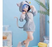 Gigsja Figurine de fille d'anime Ecchi Waifu - Personnages d'anime japonais Re:Life In A Different World From Zero Rem Ram Beautiful Girl PVC Action Figure Model Toy Statue Toy Statue Box Children's