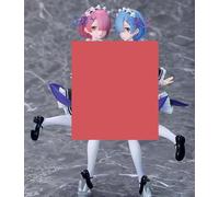 Gigsja Figurine de fille d'anime Ecchi Waifu - Personnages de l'anime japonais Re:Life In A Different World From Zero Rem Ram Maid Beautiful Girl - Figurine d'action adulte modèle poupée jouets