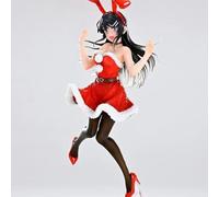Gigsja Seishun Buta Yarou Wa Gigsjajima Mai Christmas Dress Ver. Figurine de collection Anime Beauty Model 20 cm