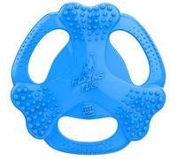 GiGwi Jouet à mâcher en Caoutchouc Frisbee interactif Durable pour Chien - Bleu