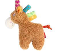 GiGwi, Jouet en Peluche Cheval pour Chien, Texture Douce, siffleur intégré, Lavable en Machine, stimule l'imagination et l'activité, idéal pour Tous Les Chiens, 30 cm, Multicolore
