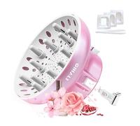 GIHALI Diffuseur Universel Très Solide pour Cheveux Bouclés et Ondulés | Accessoire pour Sèche-Cheveux 4.4-6.6 cm, Portefeuille Robuste, Anti-Frisottis (Rose 2 Amélioration d'Arôme)