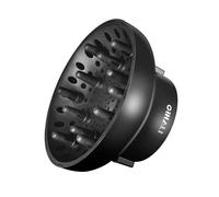 GIHALI Diffuseur Universel Très Solide pour Cheveux Bouclés et Ondulés | Accessoire pour Sèche-Cheveux 4.4-6.6 cm, Portefeuille Robuste, Anti-Frisottis (Noir)