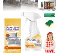 Gihens Heavy Oil Cleaner, Upgrade Gihens Multi Purpose, Multi-purpose Kitchen Heavy Oil Cleaner with Nozzle Spray & Towel for Kitchen, Household, Stove, No Scrub (1)
