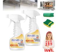 Gihens Heavy Oil Cleaner, Upgrade Gihens Multi Purpose, Multi-purpose Kitchen Heavy Oil Cleaner with Nozzle Spray & Towel for Kitchen, Household, Stove, No Scrub (2)