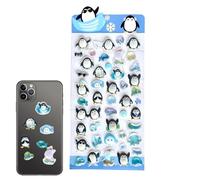 Gihioue Autocollants 3D, motif panda amovible DIY - Autocollants de dessin animé mignon accessoire de scrapbooking, pour, filles, adultes, fête d'anniversaire, cadeaux, carnet