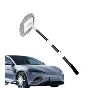 Gihioue Balai De Lavage Voiture | Angle De Quinze Degrés Brosse De Nettoyage Courbée - Manche Telescopique Nettoyeur Vitres Pare-Brise Poussière - Toit Sol Camion Exterieur Bateau