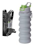 Gihioue Gobelet pliable pour voyage, bouteille d'eau en silicone, portable et alimentaire, tasse de camping pliable, pour avion, golf, stade, été, cour, extérieur, jardin, parc, camping, pique-nique