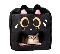 Gihioue Maison de chat d'intérieur | Tente pour chat en peluche pour dormir l'hiver - Maison douce pour chats comme lieu de couchage - Pour la chaleur en hiver dans le salon chambre à coucher