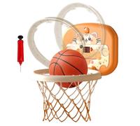 Gihioue Mini panier de basket pour l'intérieur, jeu de basket-ball avec panier, jouet interactif d'intérieur avec score, pour chambre d'enfant, chambre à coucher, maison, école, adolescent