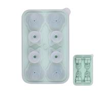 Gihioue Moules à glaçons pour le congélateur - Bac à glaçons à 4 compartiments pour figurines d'animaux comme le chat et le chien - Moules à glace en forme d'animaux, pour une utilisation dans la