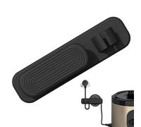 Gihioue Organisateur de câbles - Support de câble sans fil en silicone - Enrouleur de câble autocollant pour lit, bureau, cuisine, table de chevet, mur