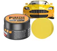 Gihioue Pâte de réparation noire de 50 g de pâte de réparation pour le cuir de voiture avec | pour la restauration, le nettoyage, l'entretien, l'intérieur de la voiture, le tableau de bord, le cuir
