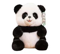 Gihioue Peluche Panda Coussin | Peluche Panda Mignonne Coussin Décoratif | Poupées Décoratives pour Table De Nuit, Fêtes, Noël, Tout-Petits, Adolescents, Adultes, Chambre, Salon, Nurserie, Canapé,