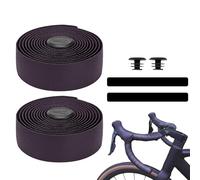 Gihioue Ruban de guidon de vélo de course, enroulements autocollants confortables et absorbant les chocs - Poignée de guidon de vélo - Enroulement et rembourrage tampon - Pour un cyclisme confortable