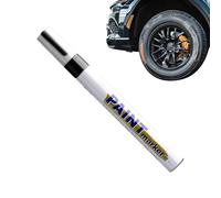 Gihioue Stylo de retouche de peinture pour carrosserie de véhicule - Stylo de correction portable et étanche pour le polissage des pneus - Entretien extérieur de la voiture