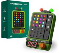 GiiKER Super Decoder - Jeu de décodage | 600 niveaux | Puzzles à code couleur à 4 chiffres | Mode solo et duo | Jeu de réflexion portable / Jeu de voyage / Entraînement de la mémoire pour enfants et a